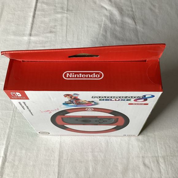 Mario MarioKart 8 Deluxe Steering Wheel Attachment Nintendo Switch Accessory NEW - Picture 2 of 7
